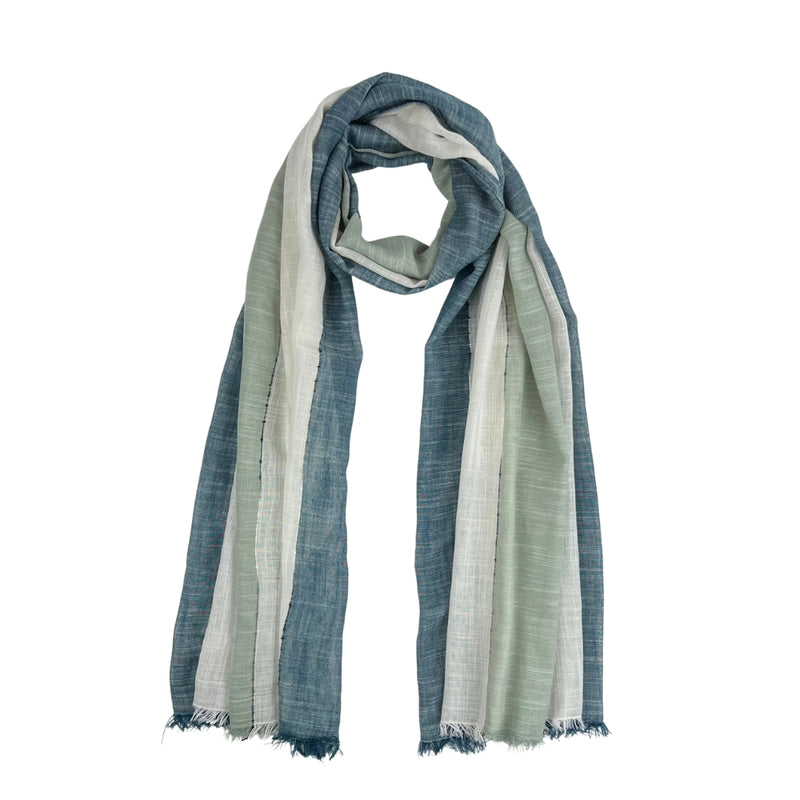 Humble Hilo Loomed Scarf Broad Stripes