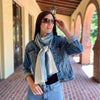 Humble Hilo Loomed Scarf Broad Stripes