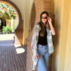 Humble Hilo Loomed Cotton Blend Scarf Pinstripes