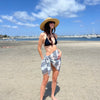 Humble Hilo Loomed Cotton Blend Scarf Pinstripes