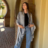 Humble Hilo Loomed Cotton Blend Scarf Woven Stripes