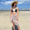 Humble Hilo Loomed Cotton Blend Scarf Woven Stripes