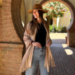 Humble Hilo Loomed Cotton Blend Scarf Woven Stripes