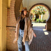Humble Hilo Loomed Cotton Blend Scarf Woven Stripes