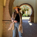 Humble Hilo Loomed Cotton Blend Scarf Woven Stripes