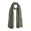 Humble Hilo Loomed Cotton Blend Scarf Woven Stripes