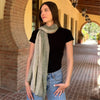 Humble Hilo Loomed Cotton Blend Scarf Woven Stripes