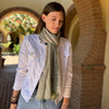 Humble Hilo Loomed Cotton Blend Scarf Woven Stripes