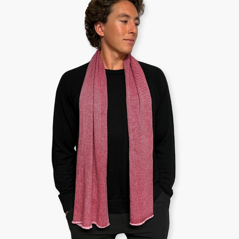 Humble Hilo Handloomed Cashmere Scarf Classic Pattern