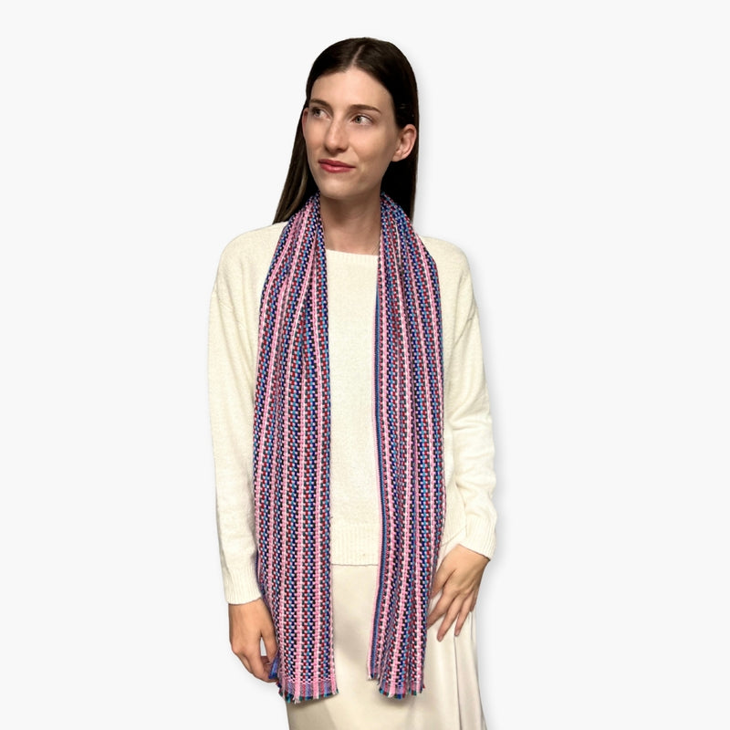 Humble Hilo Handloomed Cashmere Scarf Classic Pattern