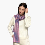 Humble Hilo Handloomed Cashmere Scarf Classic Pattern