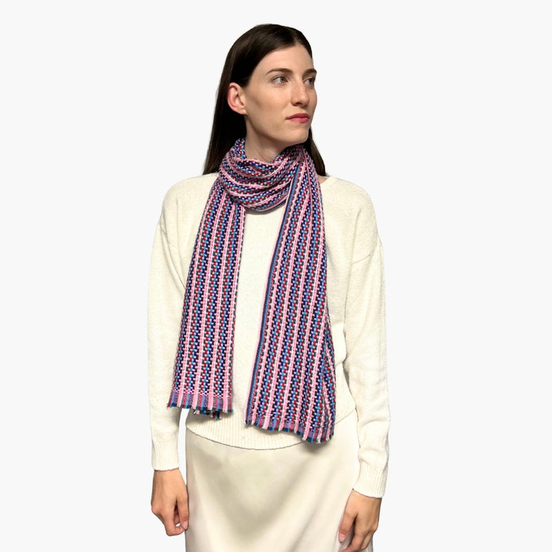 Humble Hilo Handloomed Cashmere Scarf Classic Pattern