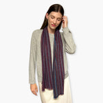 Humble Hilo Handloomed Cashmere Scarf Classic Pattern
