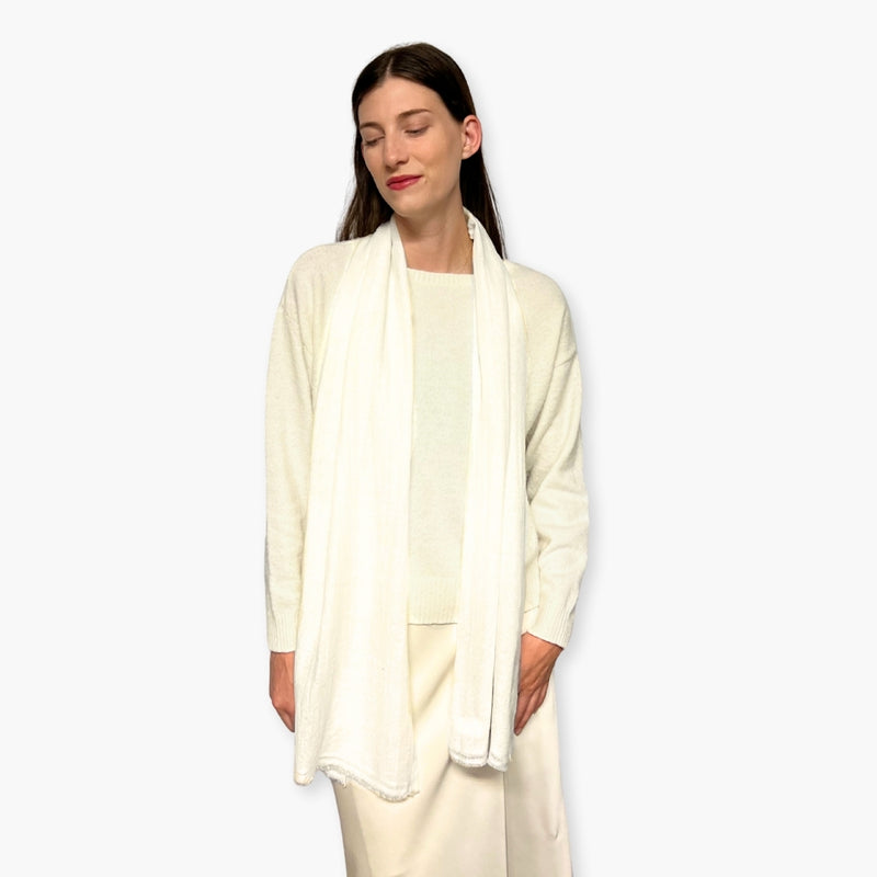 Humble Hilo Handloomed Cashmere Scarf Classic Solid