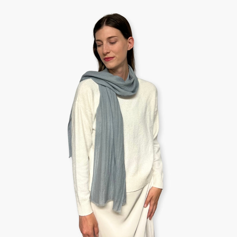 Humble Hilo Handloomed Cashmere Scarf Classic Solid