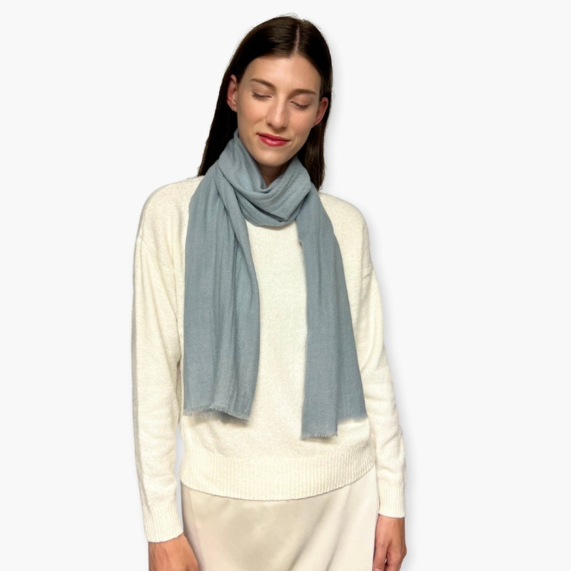 Humble Hilo Handloomed Cashmere Scarf Classic Solid