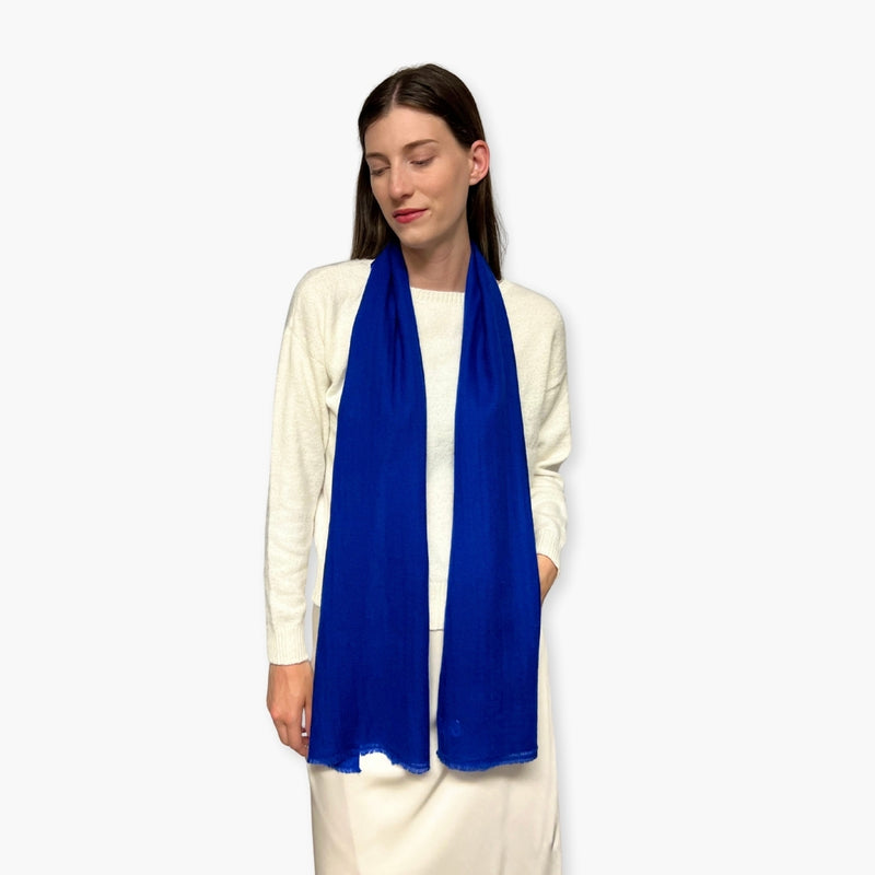 Humble Hilo Handloomed Cashmere Scarf Classic Solid