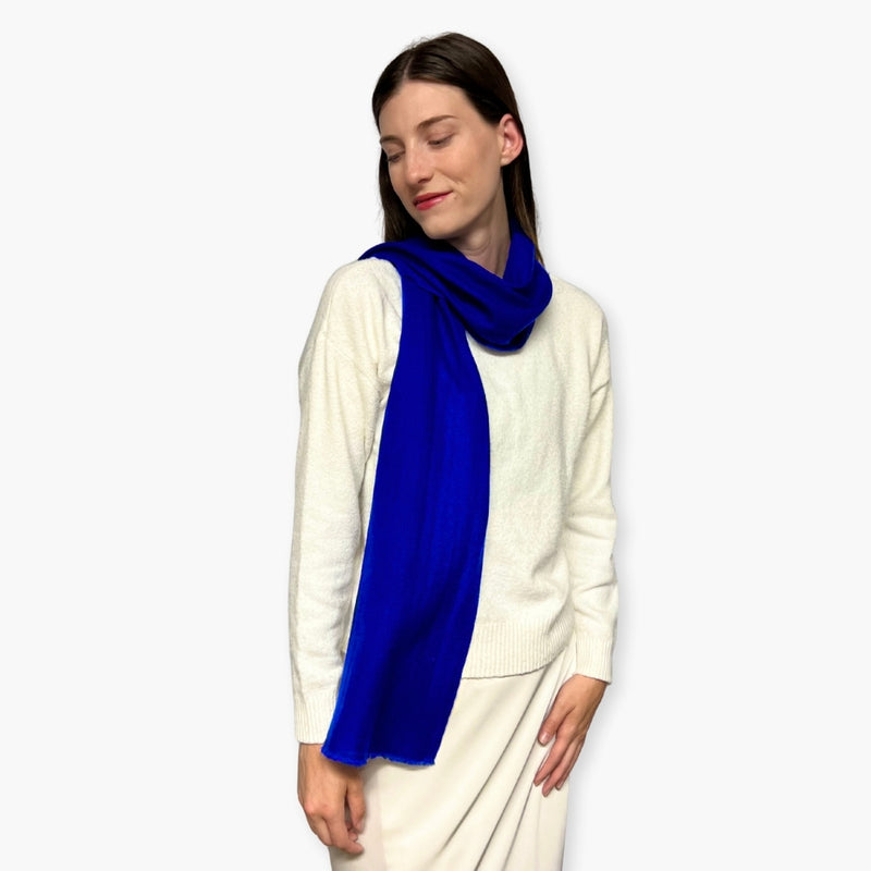 Humble Hilo Handloomed Cashmere Scarf Classic Solid