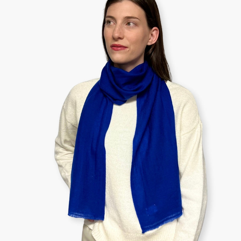 Humble Hilo Handloomed Cashmere Scarf Classic Solid