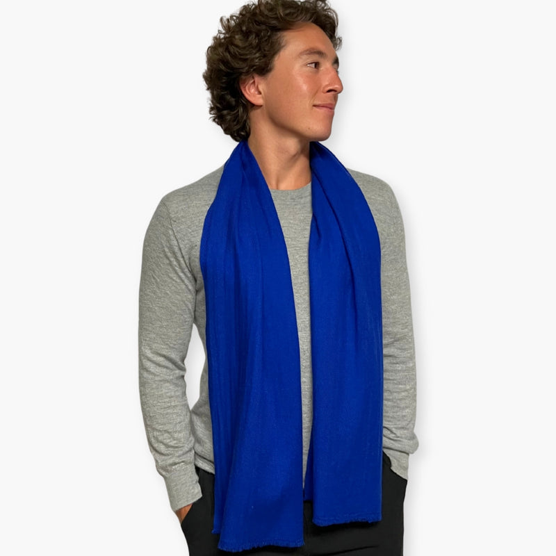 Humble Hilo Handloomed Cashmere Scarf Classic Solid