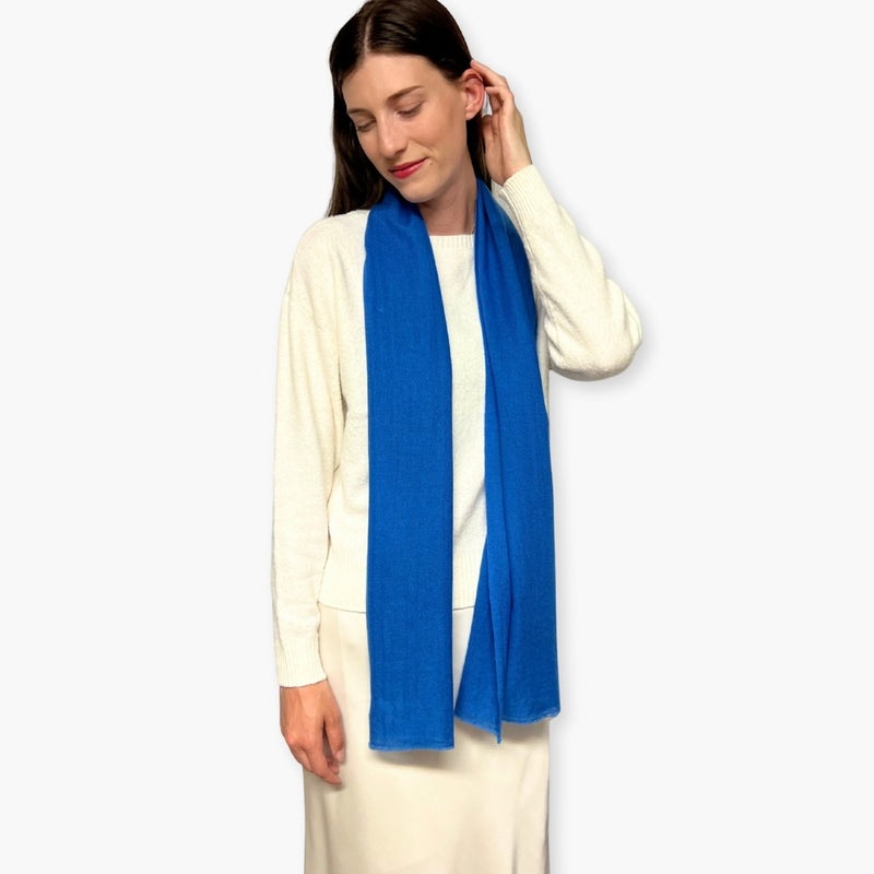 Humble Hilo Handloomed Cashmere Scarf Classic Solid