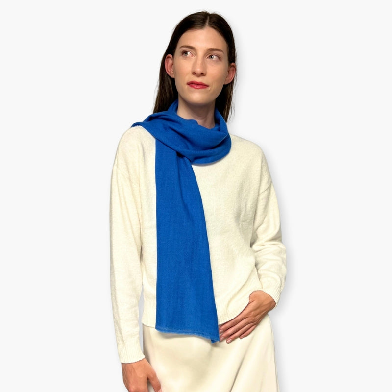 Humble Hilo Handloomed Cashmere Scarf Classic Solid