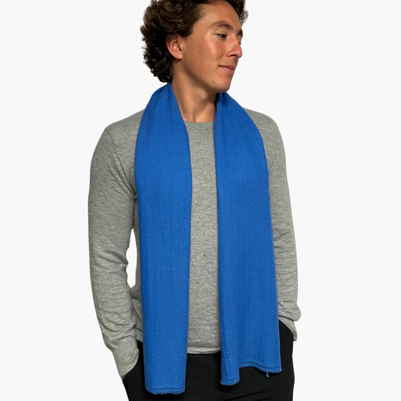 Humble Hilo Handloomed Cashmere Scarf Classic Solid