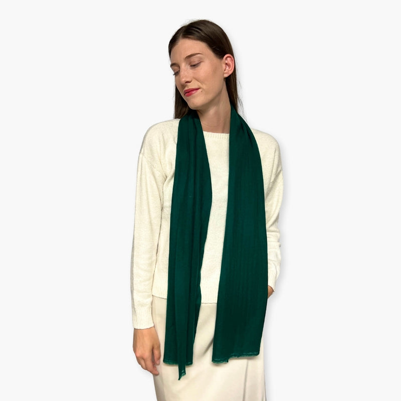 Humble Hilo Handloomed Cashmere Scarf Classic Solid