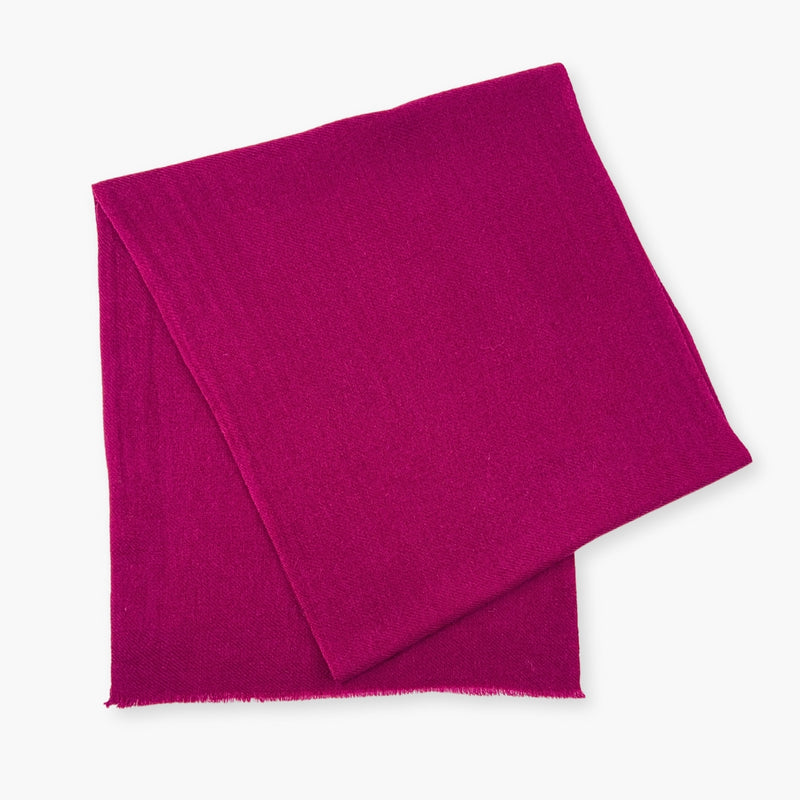 Humble Hilo Handloomed Cashmere Scarf Classic Solid