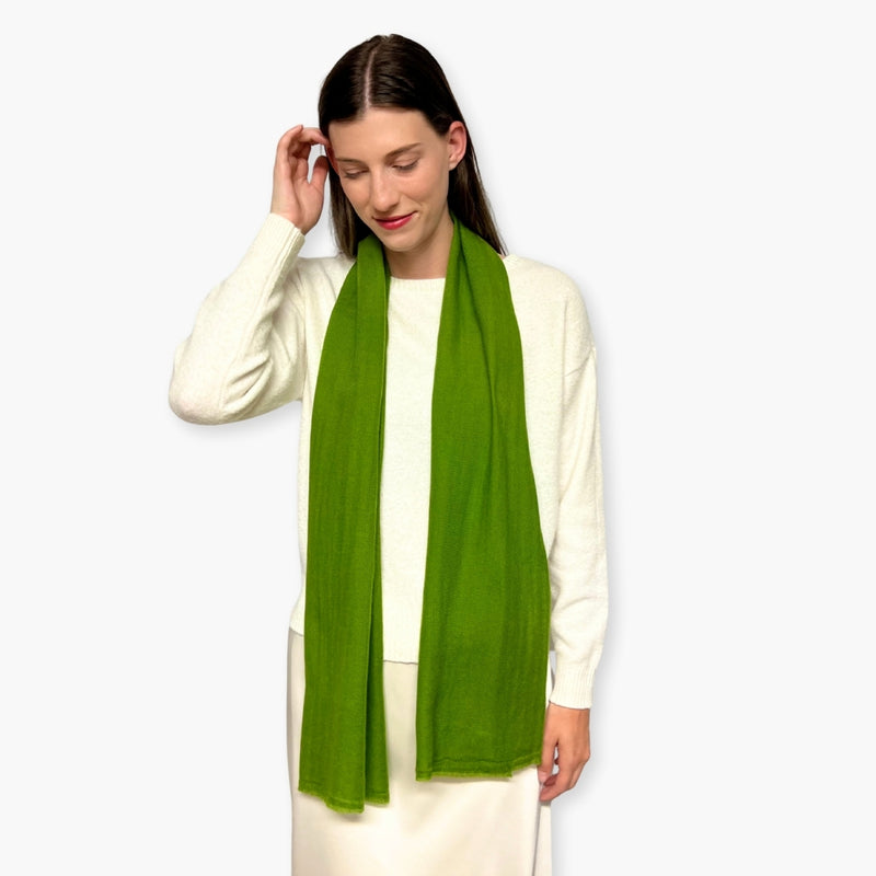 Humble Hilo Handloomed Cashmere Scarf Classic Solid