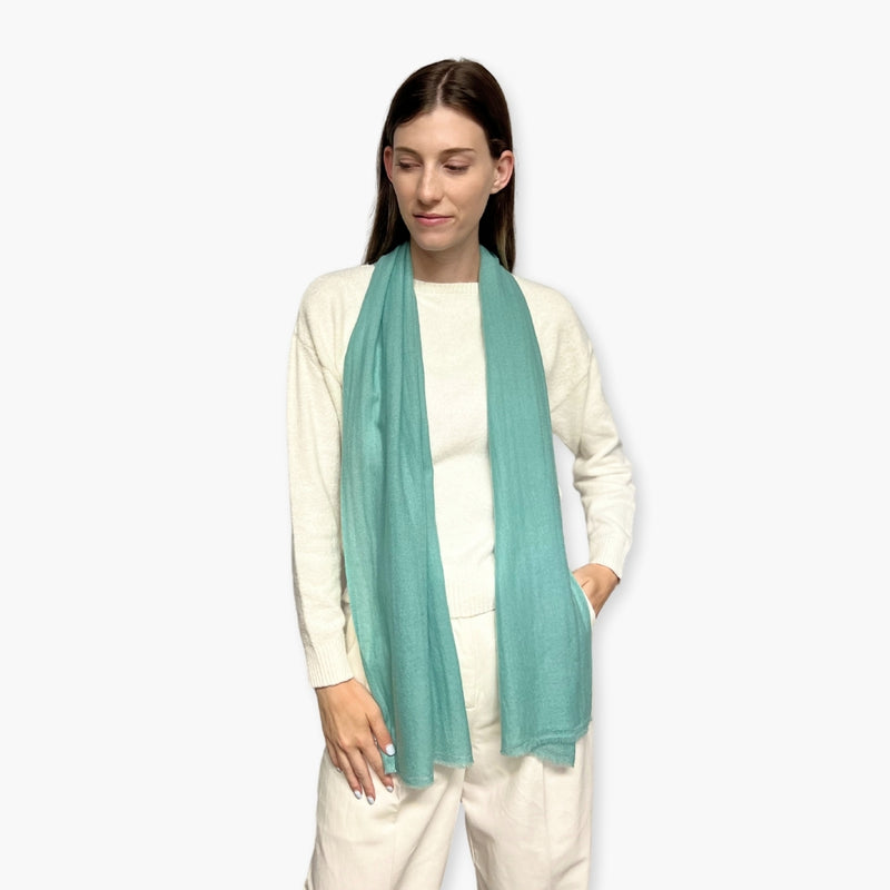 Humble Hilo Handloomed Cashmere Scarf Classic Solid