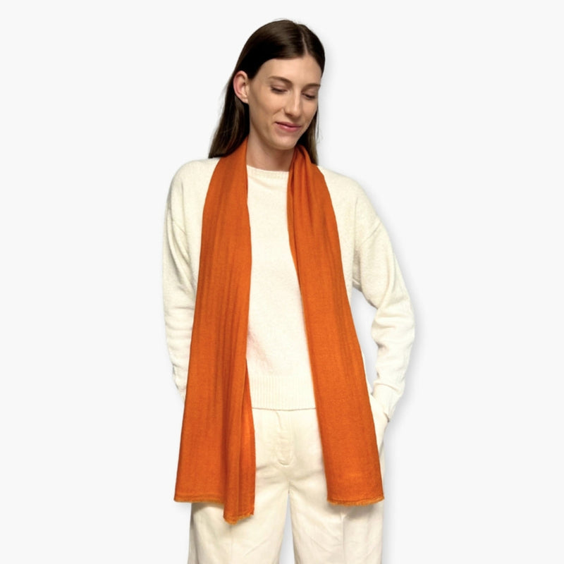 Humble Hilo Handloomed Cashmere Scarf Classic Solid