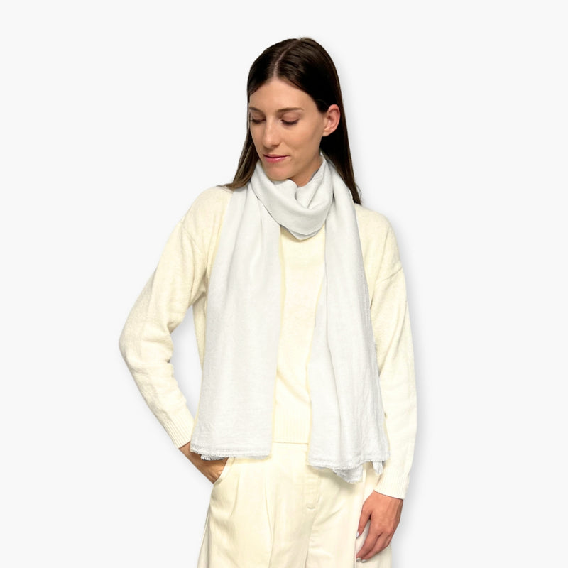 Humble Hilo Handloomed Cashmere Scarf Twill