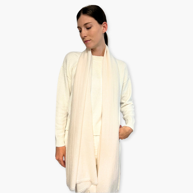 Humble Hilo Handloomed Cashmere Scarf Twill