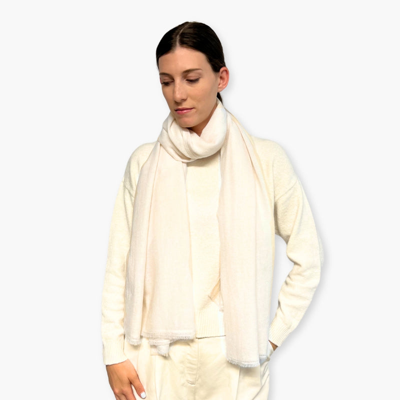 Humble Hilo Handloomed Cashmere Scarf Twill