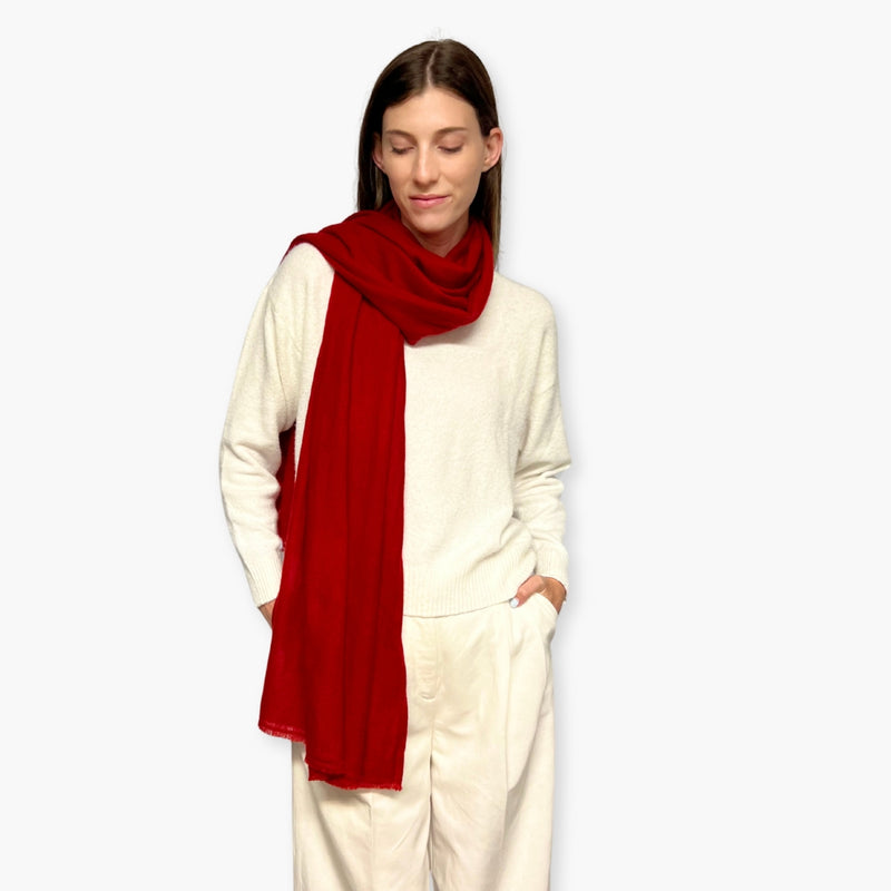 Humble Hilo Handloomed Cashmere Scarf Twill