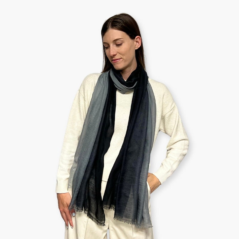 Humble Hilo Handloomed Cashmere Scarf Ombre