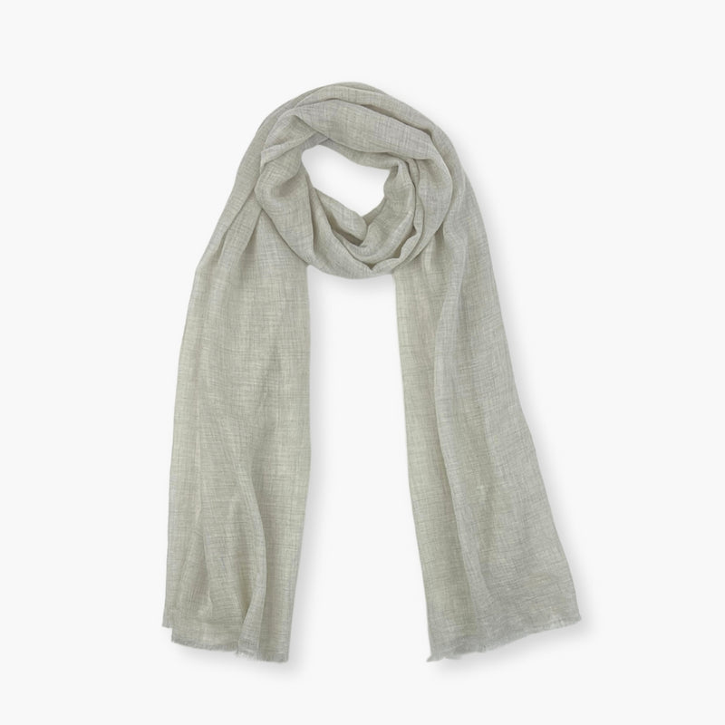 Humble Hilo Handloomed Cashmere Scarf Sheer