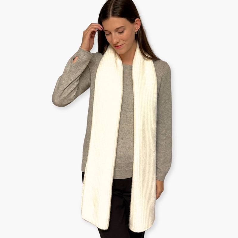 Humble Hilo Knitted Scarf, Fine Knitted Scarf