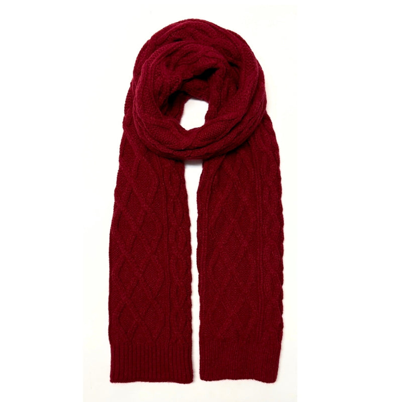 Humble Hilo Knitted Scarf, Cable Knit