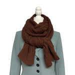 Humble Hilo Knitted Scarf, Cable Knit