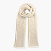 Humble Hilo Knitted Soft Scarf, Fine Knitted with White Trim