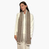 Humble Hilo Knitted Soft Scarf, Fine Knitted with White Trim