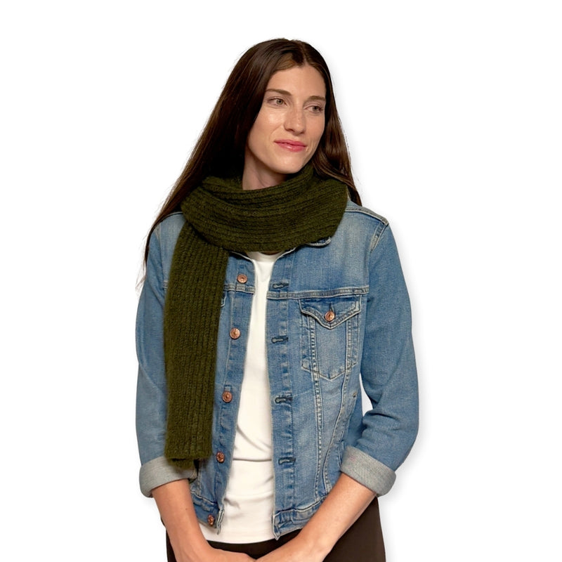 Humble Hilo Knitted Scarf, Fine Knitted Scarf