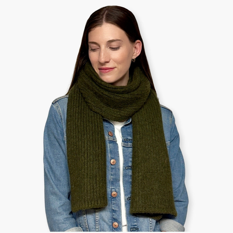 Humble Hilo Knitted Scarf, Fine Knitted Scarf