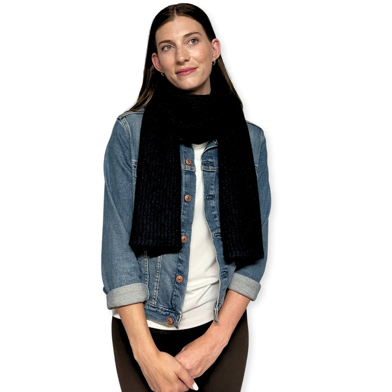 Humble Hilo Knitted Scarf, Fine Knitted Scarf