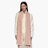 Humble Hilo Knitted Soft Scarf, Fine Knitted with White Trim
