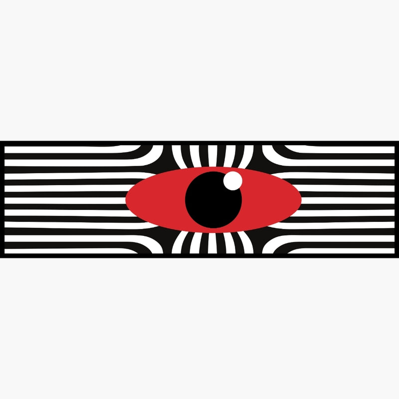 Humble Hilo Soft Sustainable Art Scarf, Abstract Eye