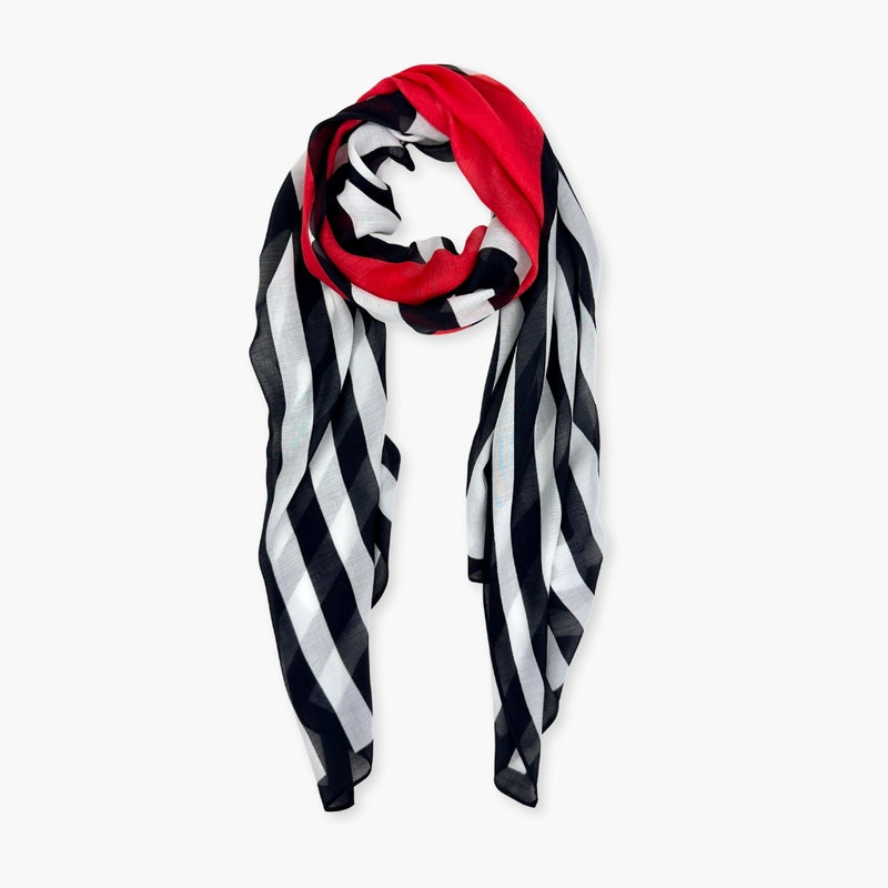 Humble Hilo Soft Sustainable Art Scarf, Abstract Eye