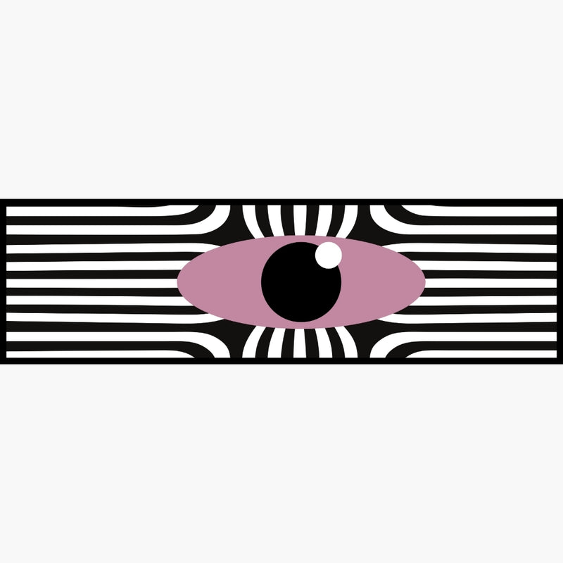 Humble Hilo Soft Sustainable Art Scarf, Abstract Eye